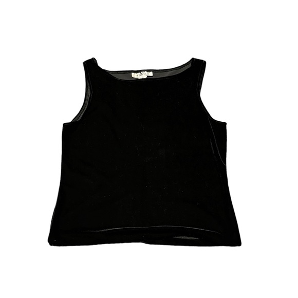Patra Stretch Velvet Tank. black. Size XL. NWT. - Picture 2 of 6